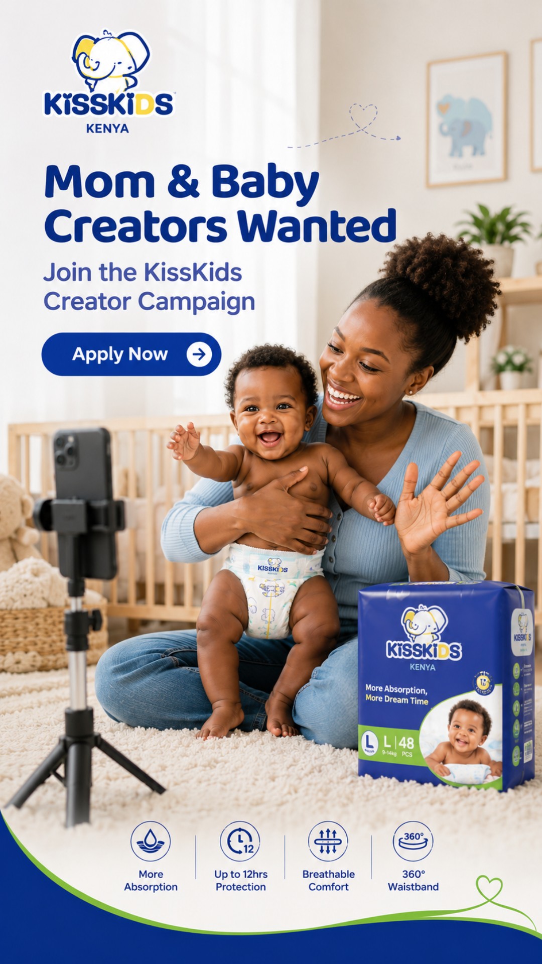KissKids Mom & Baby Creator Campaign gallery image